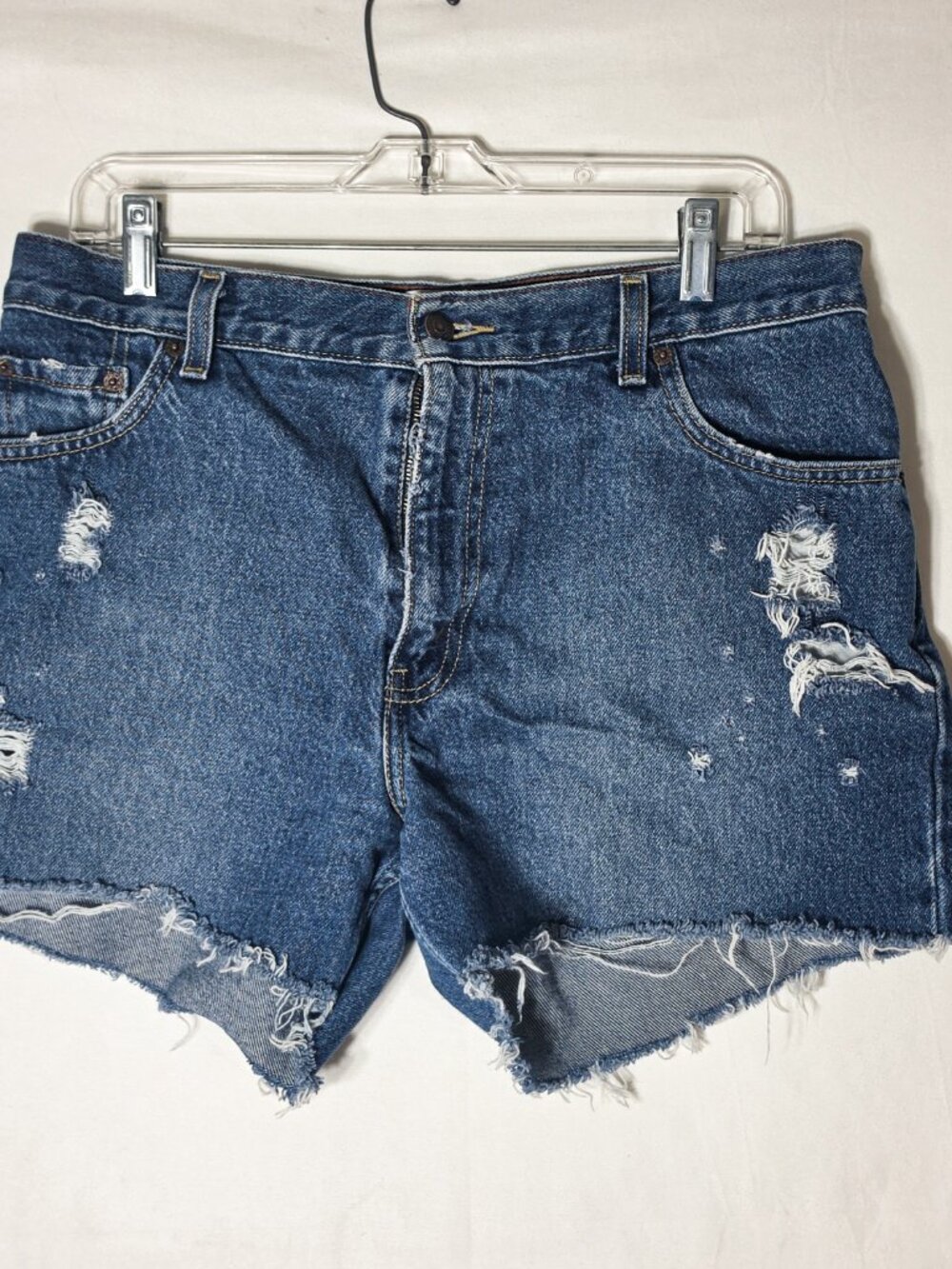 Levis signature 14 distressed shorts Relaxed Fit Dark Blue